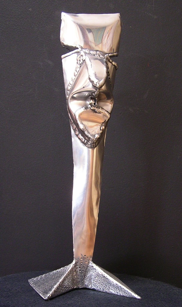 Steve Rieman " Voodoo" 2015
Stainless Steel
22"x 6"x 4" Steve Rieman " Voodoo" 2015
Stainless Steel
22"x 6"x 4"