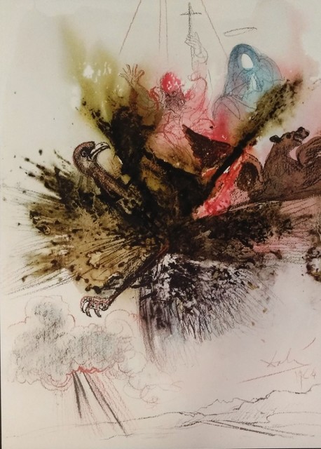 Salvador Dalí, ‘Ecce quasi filius hominis in nubibus us caeli - From "Biblia Sacra" ’, 1964, Wallector