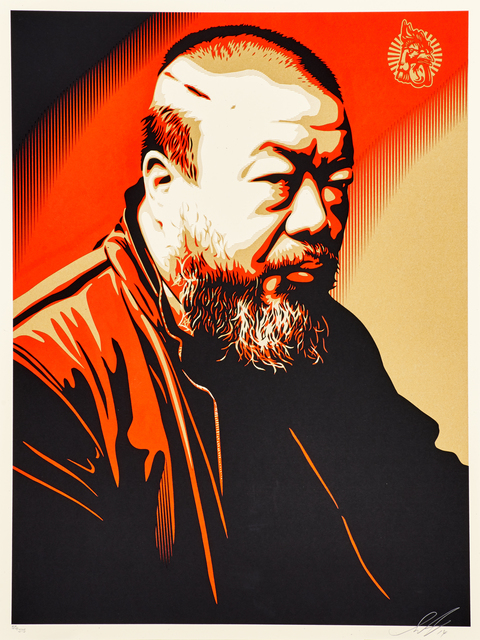Shepard Fairey, ‘Portrait of Ai Weiwei’, 2014, Rago/Wright
