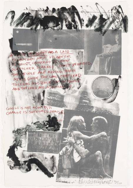 Robert Rauschenberg, ‘1977 PRESIDENTIAL INAUGURATION (SPARKS 53)’, 1977, Doyle