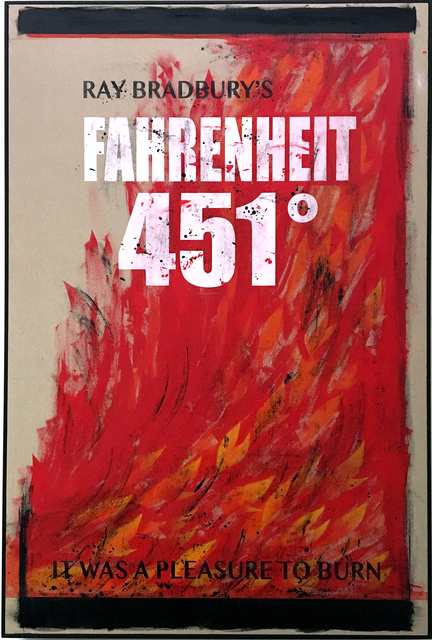 João Louro, ‘Fahrenheit 451’, 2017, Painting, Acrylic on raw canvas, Christopher Grimes Projects