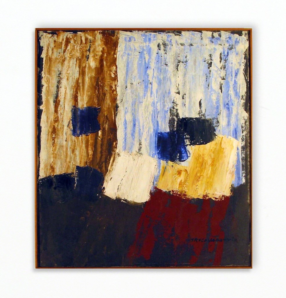 Nina Tryggvadottir, Abstraction (NT-OL-65-08), 1965, Oil on linen, 29.75 x 26.75 Nina Tryggvadottir, Abstraction (NT-OL-65-08), 1965, Oil on linen, 29.75 x 26.75