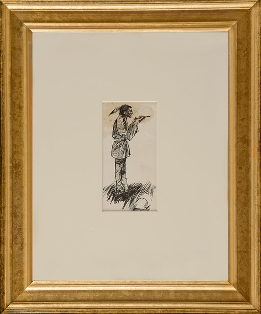 Edward Hopper, ‘Indian in Calvary Uniform’, 1899, Thurston Royce Gallery of Fine Art, LTD.
