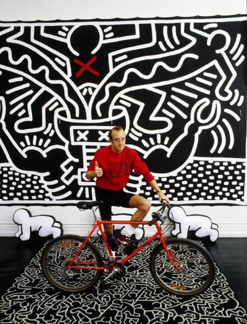 keith haring cycling jersey