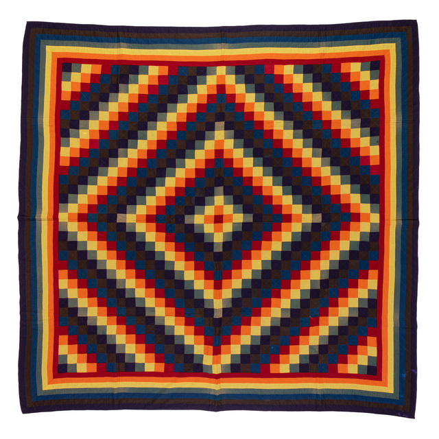 ‘Trip Around The World / Joseph'S Coat Colors, Unique Piece’, 1880, Textile Arts, Coton, PIASA