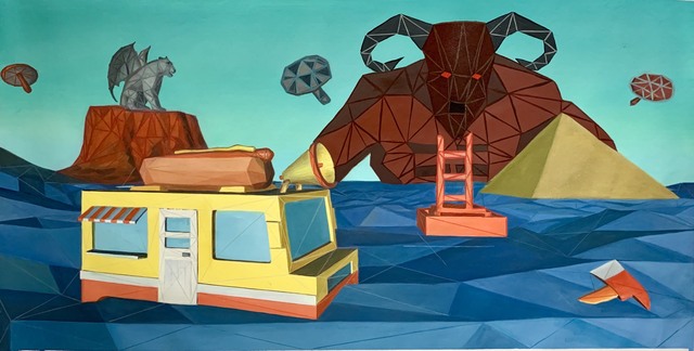 Jamie Martinez, ‘VR Unity: Global Warming’, 2019, Painting, Oil on cotton, Yi Gallery