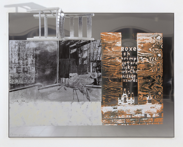 Robert Rauschenberg, ‘Pegasits / ROCI USA (Wax Fire Works)’, 1990, Academy Art Museum