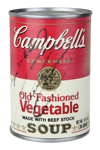 Andy Warhol, ‘Campbell's Soup - Old Fashioned Vegetable’, 1970, Sculpture, Bertolami Fine Arts