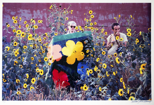 William John Kennedy, ‘Andy Warhol with Taylor Mead and Flowers ’, 1964, William John Kennedy Collection