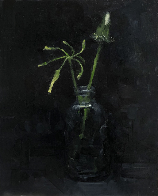 Tom Giesler, ‘Floral 3: yard weeds’, 2020, Painting, Oil on panel, McVarish Gallery