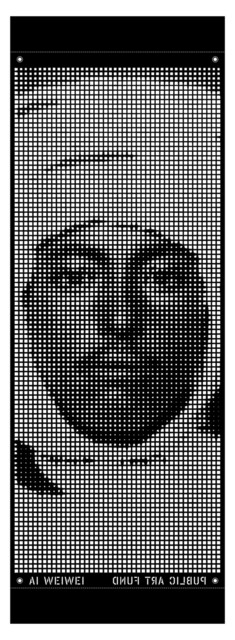 Ai Weiwei, ‘Good Fences Make Good Neighbors / Banner 2’, 2018, Print, CNC-cut vinyl, uJung Art Center