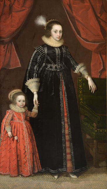 Marcus Gheeraerts The Younger Portrait Of A Lady And Child Traditionally Identified As Prince Rupert 1619 16 And His Mother Elizabeth Of Bohemia 1596 1662 Artsy