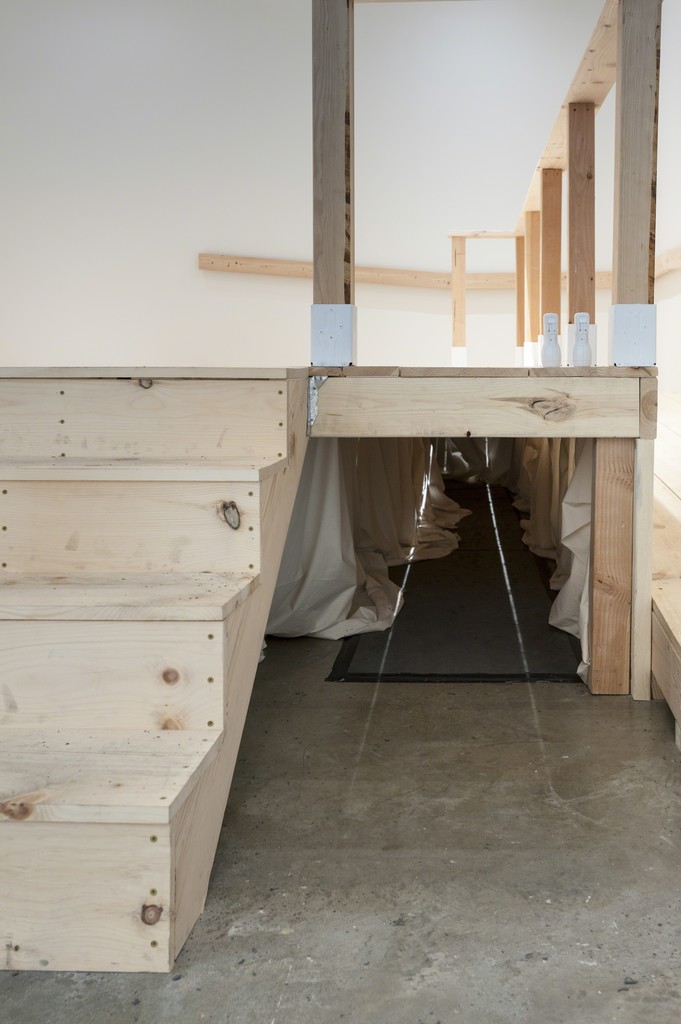 Do/Tell: Erin Bernard, Heather Hart, Rachelle Mozman, and Akosua Adoma Owusu, 2015, installation view, Institute of Contemporary Art, University of Pennsylvania. Photo: Constance Mensh. Do/Tell: Erin Bernard, Heather Hart, Rachelle Mozman, and Akosua Adoma Owusu, 2015, installation view, Institute of Contemporary Art, University of Pennsylvania. Photo: Constance Mensh.