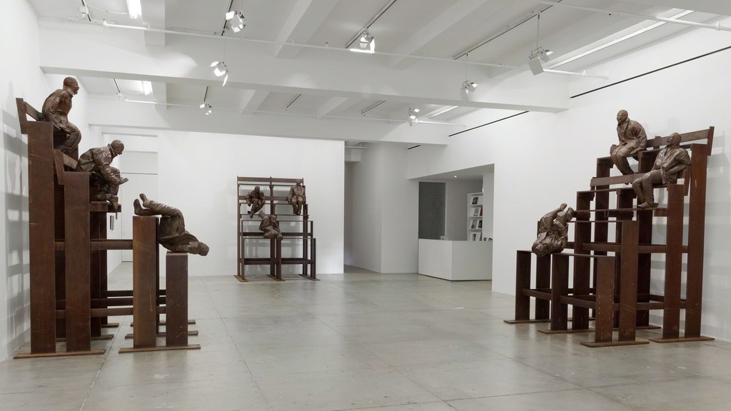 Juan Muñoz, Installation View, Marian Goodman Gallery, New York, December 9, 2014 - January 29, 2015 Juan Muñoz, Installation View, Marian Goodman Gallery, New York, December 9, 2014 - January 29, 2015