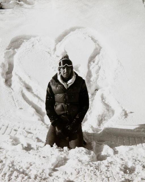 Andy Warhol, ‘Jon Gould in Aspen’, 1983, Photography, Silver Gelatin Print, Hedges Projects