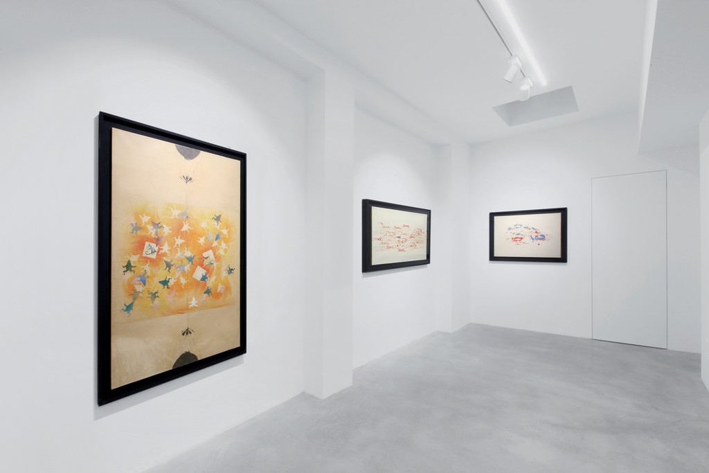 The exhibition “Alighiero Boetti. The Fantastic World”, in program at Milan’s Dep Art Gallery from February 28 to May 26, 2018, consists of some thirty works on paper starting from 1965. The selection includes those described as those of his "own hand" (thus, not realized with the collaboration or the entire work of others) and a large installation from 1979 that until today has never been repurposed. The exhibition “Alighiero Boetti. The Fantastic World”, in program at Milan’s Dep Art Gallery from February 28 to May 26, 2018, consists of some thirty works on paper starting from 1965. The selection includes those described as those of his "own hand" (thus, not realized with the collaboration or the entire work of others) and a large installation from 1979 that until today has never been repurposed.
