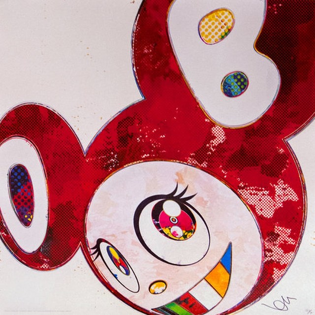 Takashi Murakami, ‘And Then x6 Vermillion’, 2013, Print, Offset lithograph, Cerbera Gallery