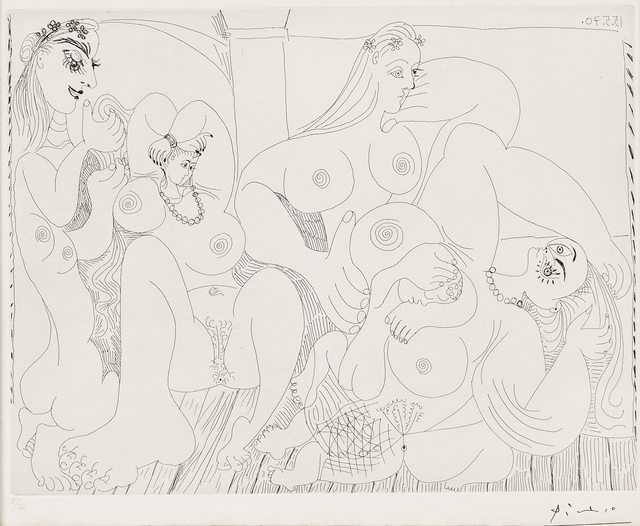 Pablo Picasso, ‘Autour du Bain Turc, avec un petit intrus 1970, plate 49 from Séries 156’, 1978, Skinner