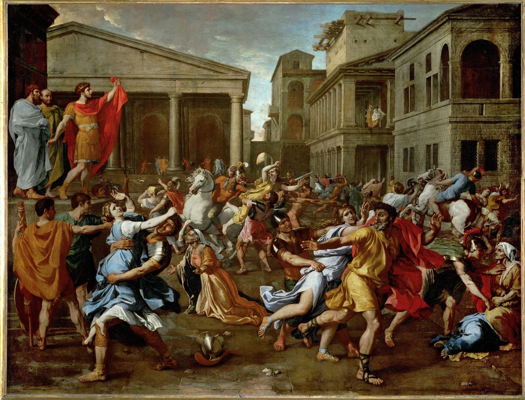 Nicolas Poussin, 'The Rape of the Sabine Women,' 1637-1638, Erich Lessing Culture and Fine Arts Archive