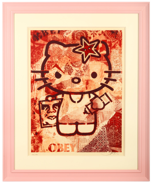 Shepard Fairey (OBEY), ‘Hello Kitty (Pink)’, 2010, Chiswick Auctions