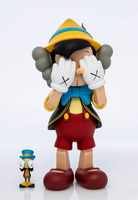 KAWS X Disney, ‘Pinocchio & Jiminy Cricket’, 2010, Heritage Auctions