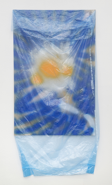 Senga Nengudi, ‘Eggactly’, 1996, Dry cleaner's plastic bag and spray paint on paper, Thomas Erben Gallery