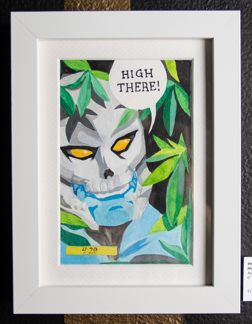 Phobik, ‘High there’, 2018, Painting, Aerosol and acrylic, EWKUKS