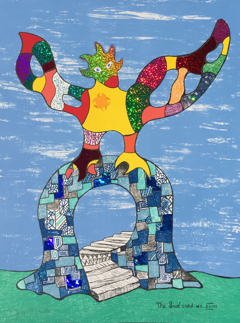 Niki de Saint Phalle, ‘Sun Card No. XVIII’, 1998, Denis Bloch Fine Art