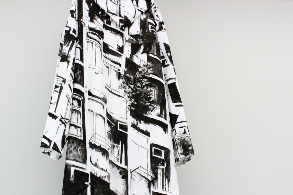 Shelter, 2017, Coat (Acrylic on linen), approx. 200 x 280 cm (Detail) Shelter, 2017, Coat (Acrylic on linen), approx. 200 x 280 cm (Detail)