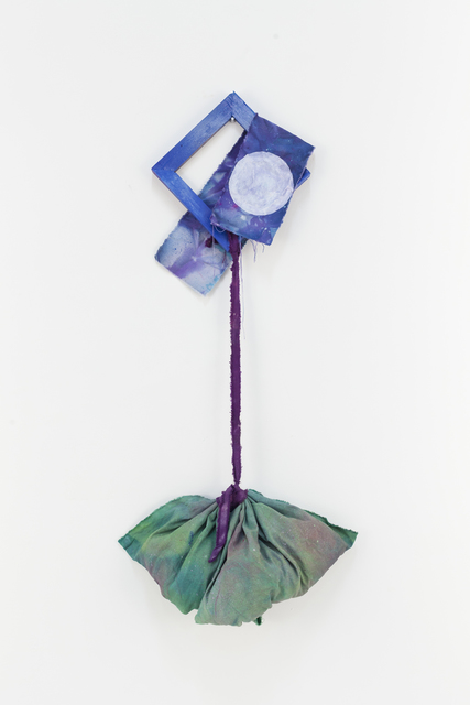 Jamie Powell, ‘The Cow Jumped Over the Moon’, 2018, Sculpture, Acrylic and spray paint on dyed torn canvas, Freight + Volume