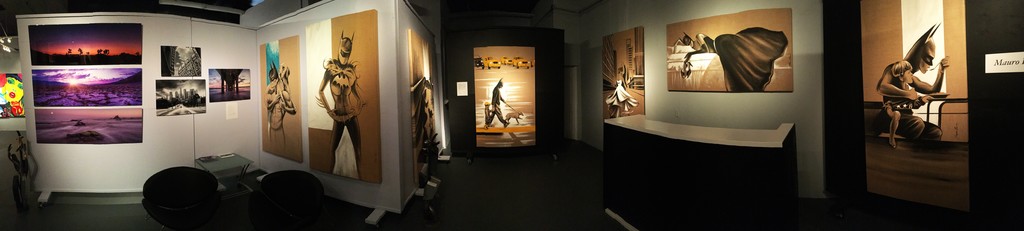 Back gallery installation - Italian Feast (from left):
Federico Janni, Mauro Rosso Back gallery installation - Italian Feast (from left):
Federico Janni, Mauro Rosso