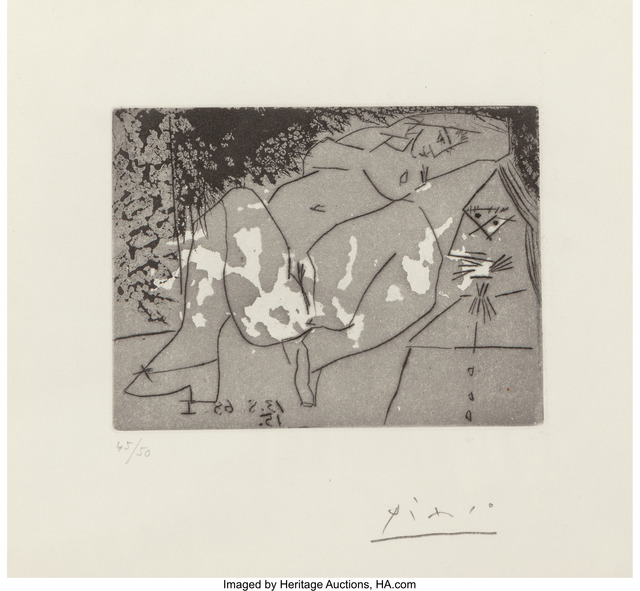 Pablo Picasso, ‘Jeune Femme et , Pl. 272 from Series 347’, 1968, Heritage Auctions