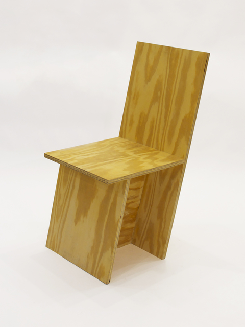 RO/LU, ‘+ Chair Slanted’, 2010, Design/Decorative Art, Plywood, Patrick Parrish Gallery