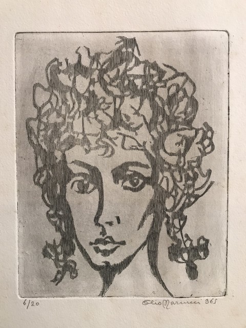 Elio Marcucci, ‘No Title’, 1965, Drawing, Collage or other Work on Paper, Engraving on paper, Collezionando Gallery