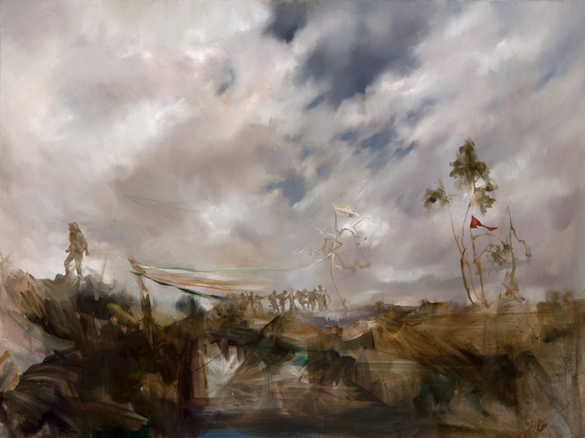 Sarah McRae Morton, ‘Barbed Fields of Dreams and Lies’, Painting, Oil on linen, Dowling Walsh