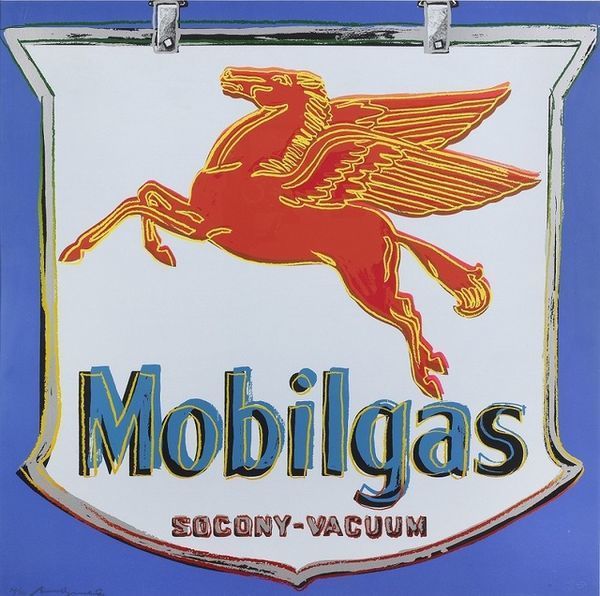Andy Warhol, ‘Ads: Mobilgas’, 1985, Print, Silkscreen on Lenox Museum Board, Taglialatella Galleries