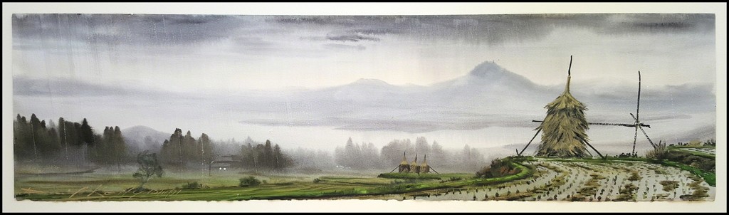 Daniel Kelly, ‘Haystacks Above Biwa’, 1991, Verne Collection, Inc.