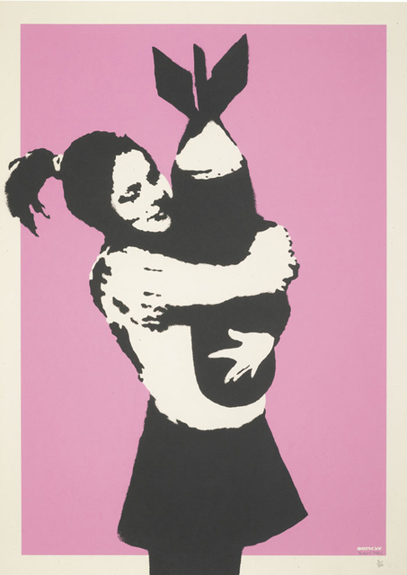 Banksy, ‘Bomb Hugger’, 2004, IFAC Arts