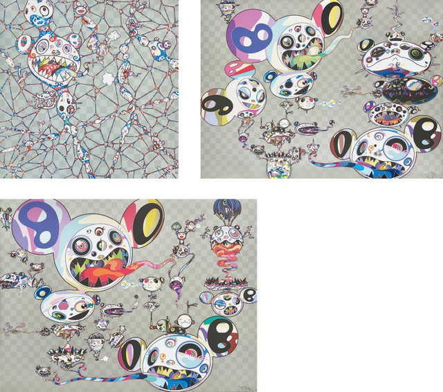 Takashi Murakami, ‘We Are Destined to Meet Someday! But for Now, We Wander in Different Dimensions; We Are Destined to Meet Someday! But for Now, We Wander in Different Dimensions; and Hands Clasped’, 2015-2016, Phillips