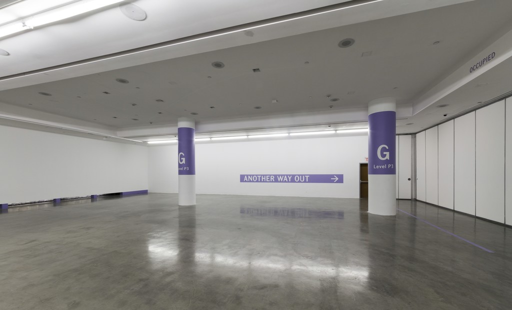 John Knight, A work in situ (2016). Installation view at REDCAT, Los Angeles. Photo: Brica Wilcox John Knight, A work in situ (2016). Installation view at REDCAT, Los Angeles. Photo: Brica Wilcox