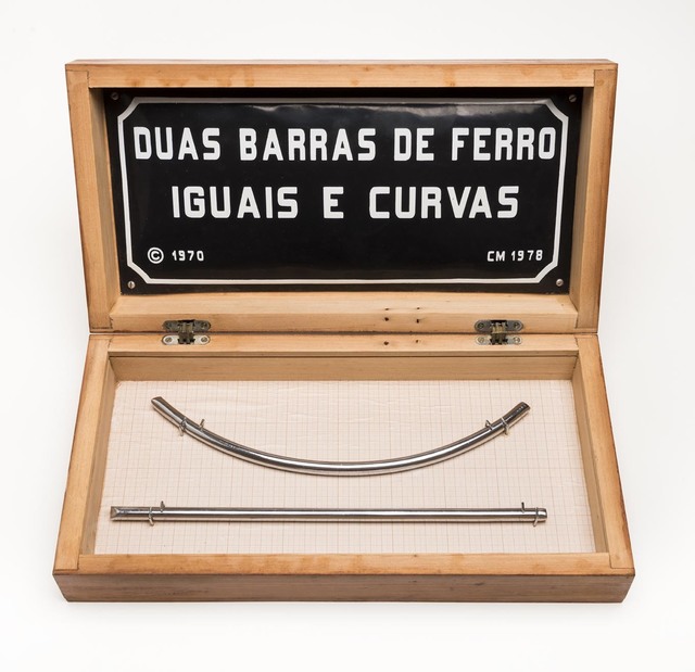 Cildo Meireles, ‘Para ser curvado com os olhos’, 1970/1978, Sculpture, Wood and steel, Bergamin & Gomide