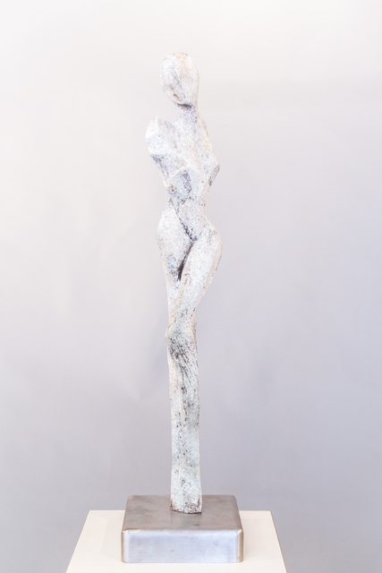 Sheila Ganch, ‘Solo I’, ca. 2017, Sculpture, Stoneware, steel base, Lily Pad West