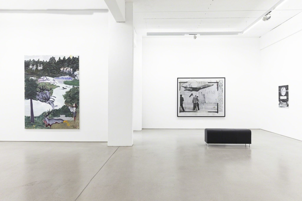 from left to right: Jeanette Mundt "Believe me" (2016), Thomas Ruff "press++20.33" (2015) & Benjamin Dittrich "KEN17-SW" (2016), installation view of the exhibition NEW ACQUISITIONS – Hildebrand Collection, 1 February – 7 May 2017, G2 Kunsthalle Leipzig photo: Dotgain.info © the artists & G2 Kunsthalle Leipzig / VG Bild-Kunst, Bonn 2017 (Ruff, Dittrich) from left to right: Jeanette Mundt "Believe me" (2016), Thomas Ruff "press++20.33" (2015) & Benjamin Dittrich "KEN17-SW" (2016), installation view of the exhibition NEW ACQUISITIONS – Hildebrand Collection, 1 February – 7 May 2017, G2 Kunsthalle Leipzig photo: Dotgain.info © the artists & G2 Kunsthalle Leipzig / VG Bild-Kunst, Bonn 2017 (Ruff, Dittrich)