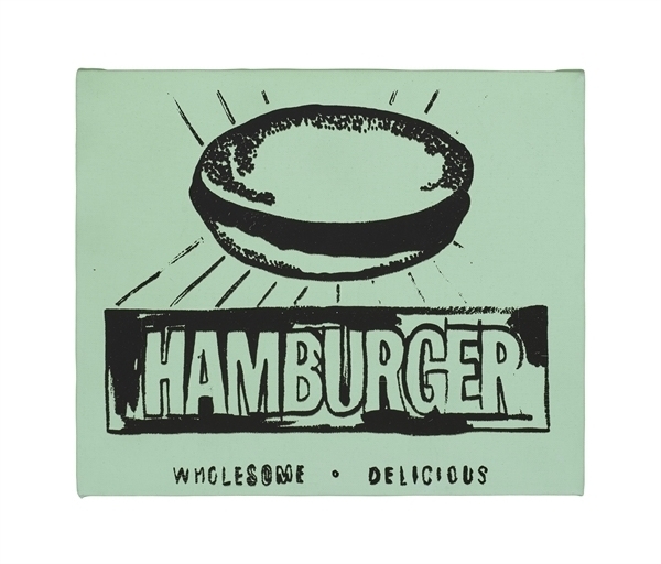 Andy Warhol - Hamburger (Green)