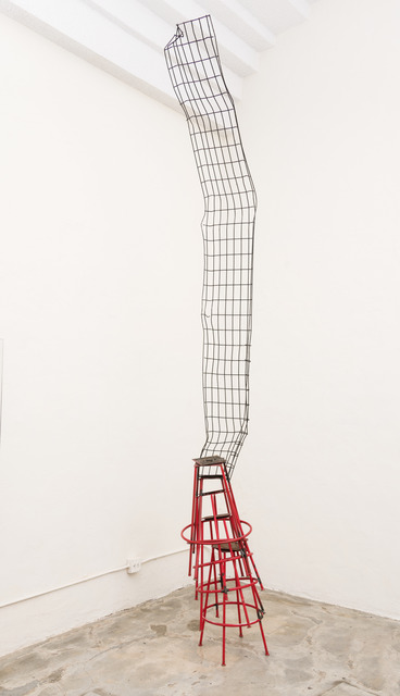Ida Ekblad, ‘And after that she ZZzleeepy’, 2015, Sculpture, Stools, welded metal, Karma International