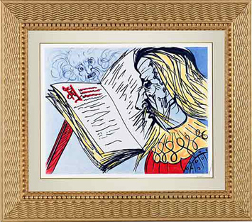 Salvador Dalí, ‘“The Story of Don Quixote” Hand Signed Salvador Dali Lithograph’, 1941-1957, Elena Bulatova Fine Art