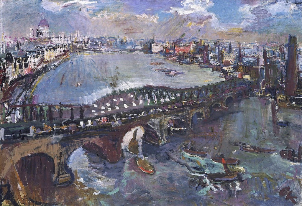 Oskar Kokoschka London, Waterloo Bridge (1926) Artsy