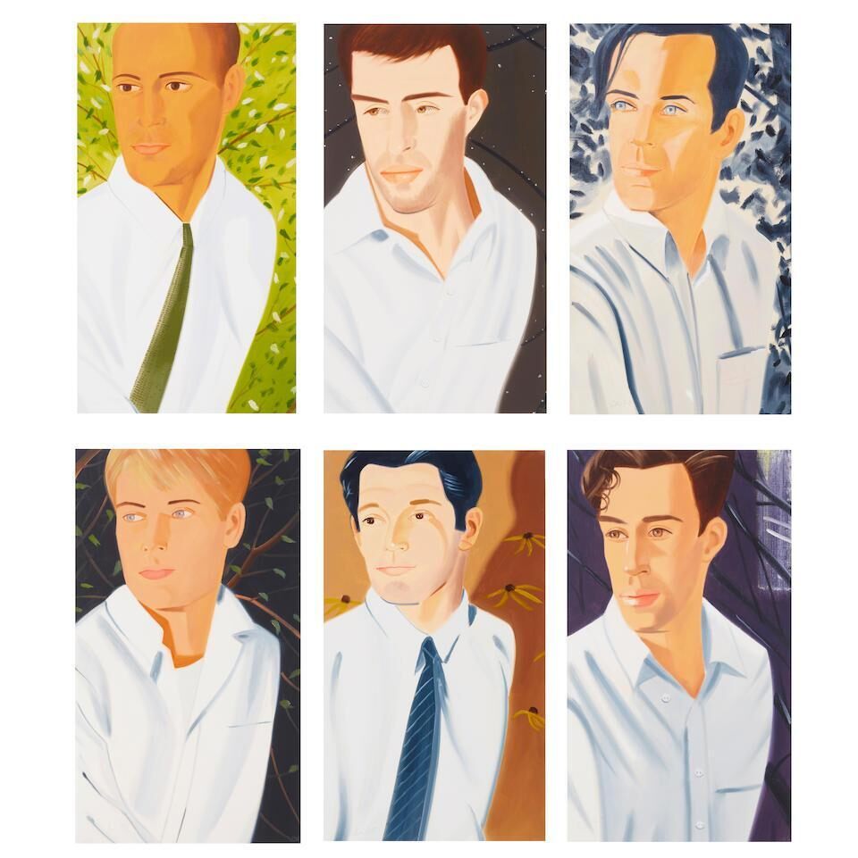 Alex Katz - Eric; Perry; Rob; Vincent 1; Vincent 2; William
