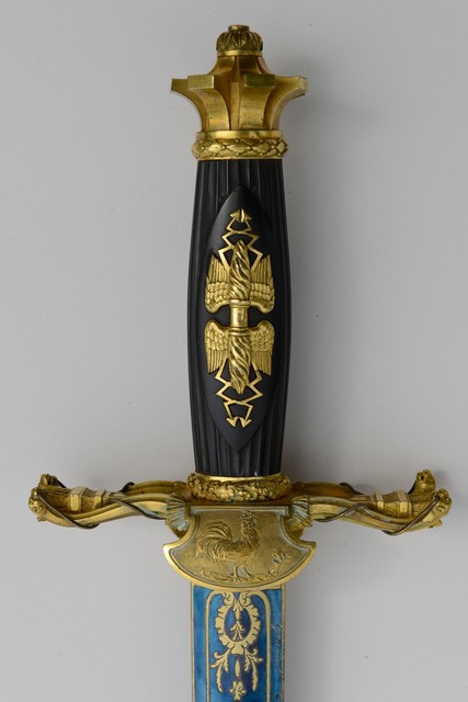 ‘Glaive de commandant en chef remis par le Directoire au général Championnet (Glaive of the commander given by the Director to General Championnet)’, Château de Fontainebleau