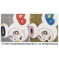 Takashi Murakami - 1. DOB in Pure White Robe (Navy & Vermilion)／2. DOB in Pure White Robe (Pink & Blue)